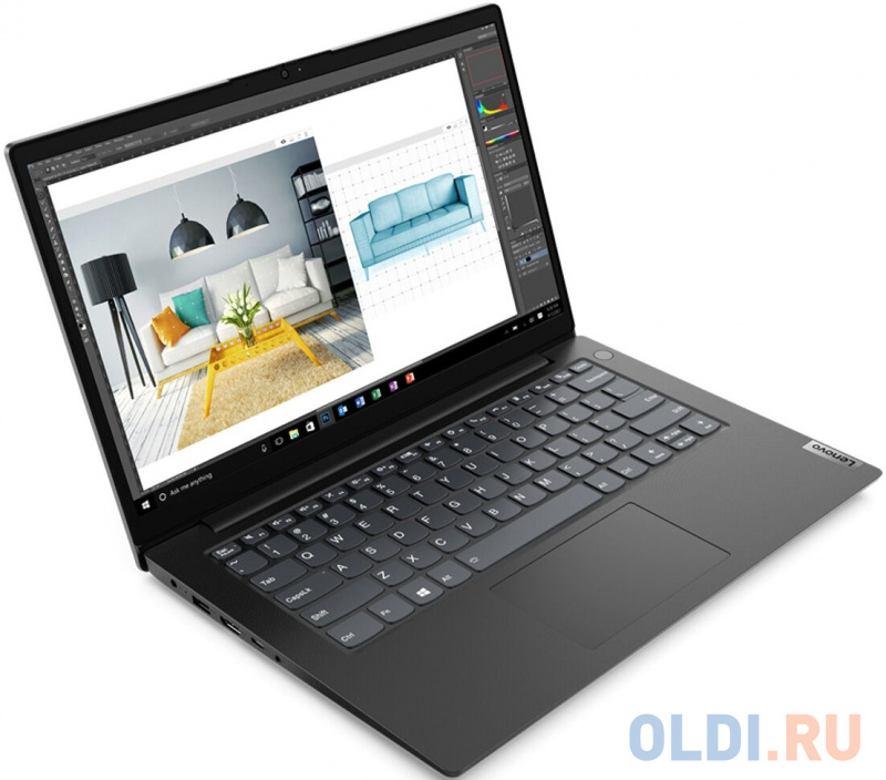 Ноутбук Lenovo V14 G2 ITL <82KA00KNUS> i5-1135G7/8Gb/256Gb SSD/14.0 FHD IPS 300nits AG/Win10 PRO фото