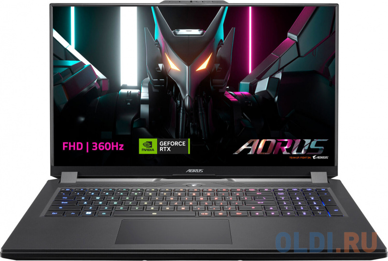 

Ноутбук GigaByte Aorus 17H BXF BXF-74KZ554SH 17.3", Черный