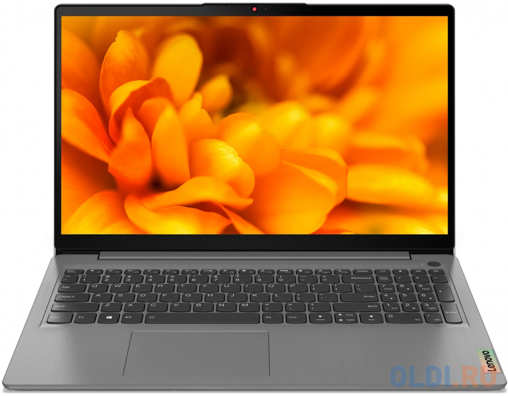 Ноутбук Lenovo IdeaPad 3 Intel Core i3-1154G4/8Gb/256Gb SSD/15.6" FHD/No OS Gray (русская гравировка) 82H803HGFE - фото 1