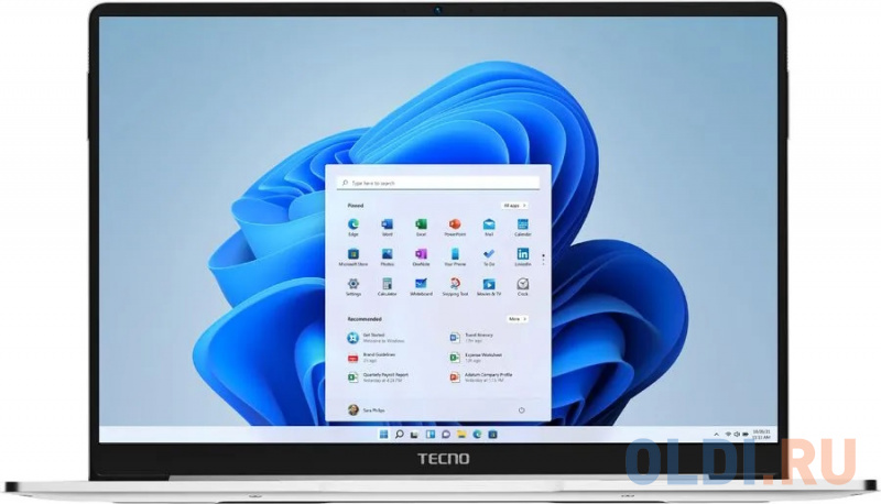 

Ноутбук Tecno MegaBook T1 71003300131 14.1", Серебристый