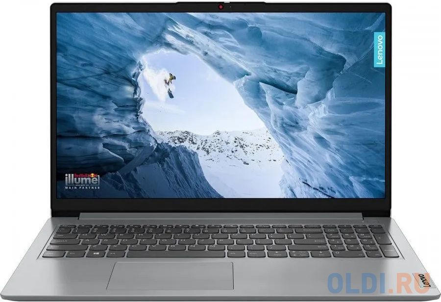 Ноутбук Lenovo IdeaPad 1 15IGL7 82V700DTRK 15.6", размер 360 x 18 x 236 мм, цвет серый N4020 - фото 1
