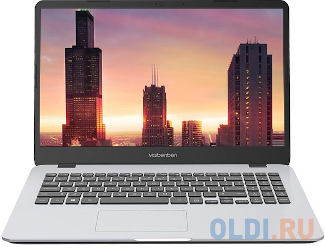 Ноутбук Maibenben M513 Core i3 1115G4 8Gb SSD256Gb Intel UHD Graphics 15.6" IPS FHD (1920x1080) Linux silver WiFi BT Cam 4440mAh (M5131SA0LSRE0) - фото 1