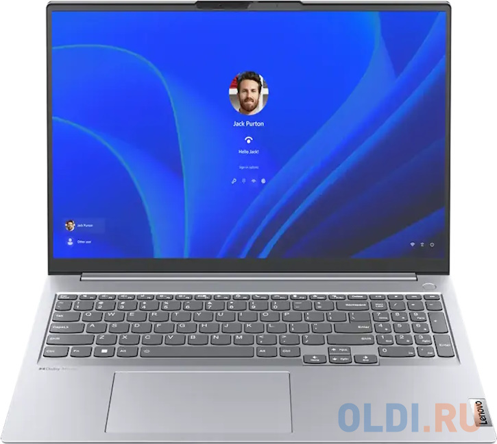 Ноутбук Lenovo ThinkBook 16 G4+ IAP Core i7-1255U/16GB/SSD512GB/16"/WUXGA (1920x1200)/IPS/NoOS/grey (21CY006LRU)
