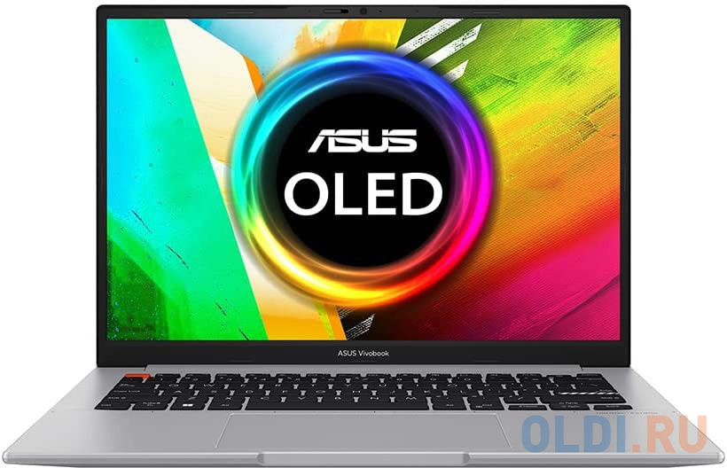 Ноутбук ASUS Vivobook S 14 OLED K3402ZA-KM238 Intel Core i5-12500H/16Gb/SSD512GB/14"/2.8K (2880x1800)/noOS/Grey (90NB0WE1-M00KP0)