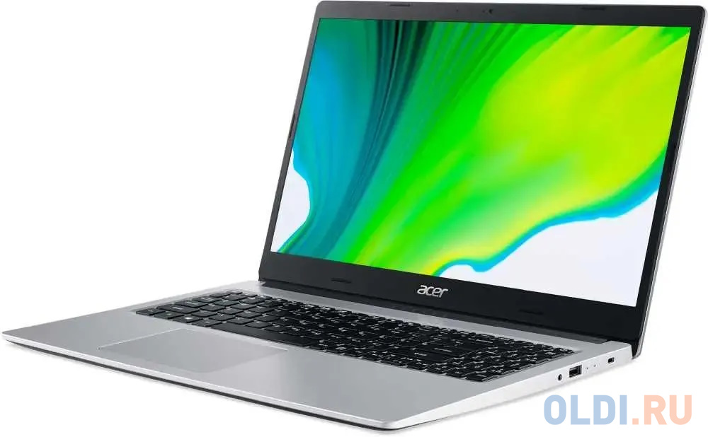 Ноутбук Acer Aspire 3 A315-23 Pentium Silver N5030 4Gb SSD256Gb Intel UHD Graphics 15.6" IPS FHD (1920x1080) noOS silver WiFi BT Cam (NX.HUTEX.03 NX.HUTEX.039 - фото 3