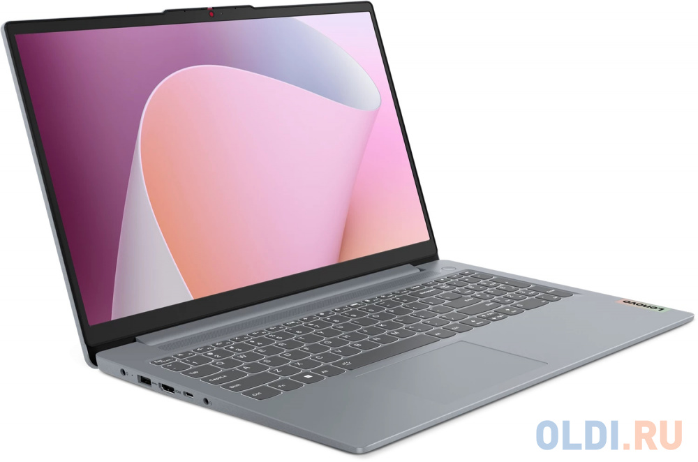 Ноутбук 15.6" FHD LENOVO IdeaPad Slim 3 grey (Ryzen 5 7520U/8Gb/512Gb SSD/VGA int/noOS) (82XQ0007RK) - фото 3
