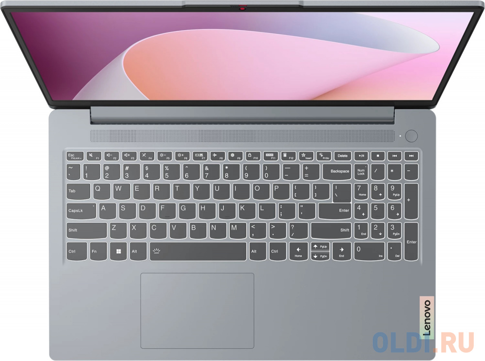Ноутбук 15.6" FHD LENOVO IdeaPad Slim 3 grey (Ryzen 5 7520U/8Gb/512Gb SSD/VGA int/noOS) (82XQ0007RK) - фото 5