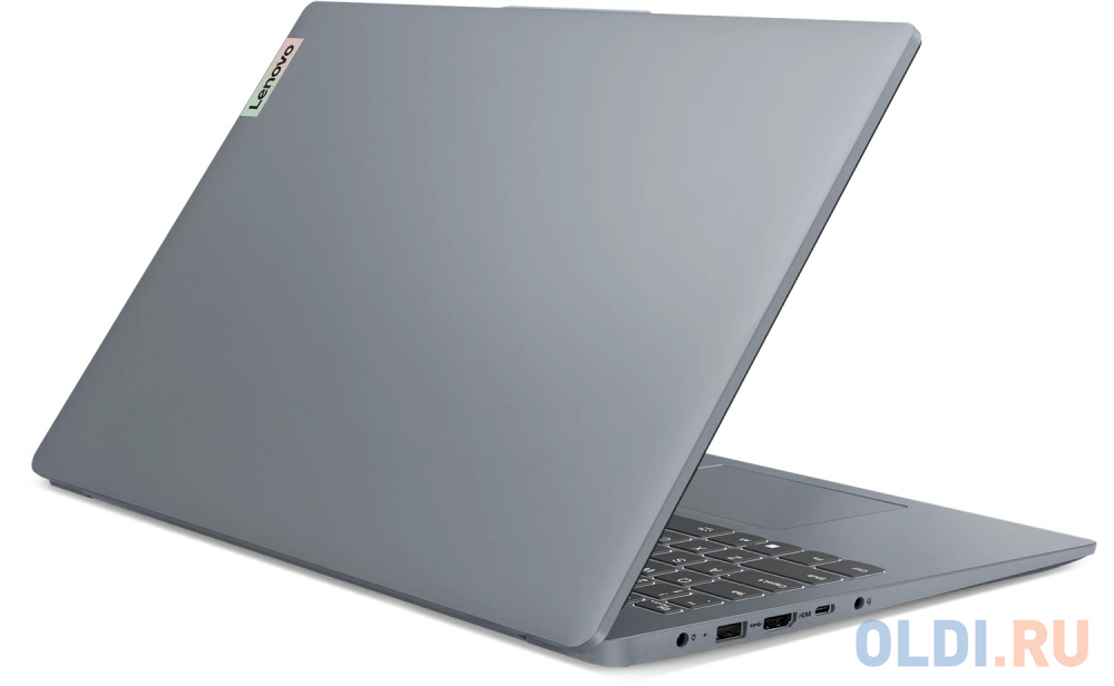 Ноутбук 15.6" FHD LENOVO IdeaPad Slim 3 grey (Ryzen 5 7520U/8Gb/512Gb SSD/VGA int/noOS) (82XQ0007RK) - фото 6