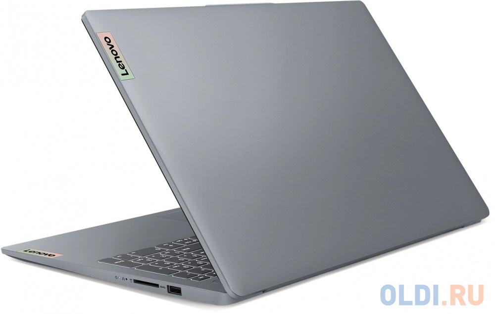 Ноутбук 15.6" FHD LENOVO IdeaPad Slim 3 grey (Ryzen 5 7520U/8Gb/512Gb SSD/VGA int/noOS) (82XQ0007RK) - фото 7