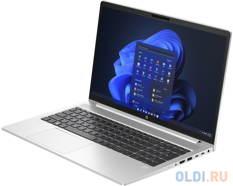 Ноутбук 15.6" IPS FHD HP ProBook 450 G10 silver (Core i5 1335U/16Gb/256Gb SSD/VGA int/FP/W11Pro) (86Q45PA) - фото 3