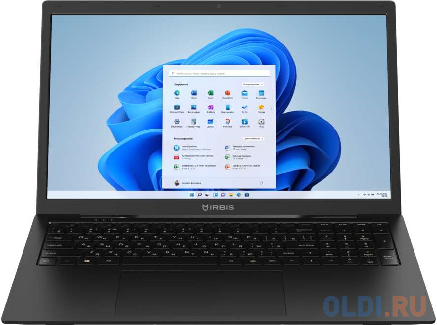 Ноутбук Irbis 17NBC2001 17NBC2001 17.3", размер 405 x 22 x 265 мм, цвет черный