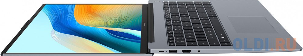 Ноутбук Huawei MateBook D 16 MCLF-X Core i5 12450H 8Gb SSD512Gb Intel UHD Graphics 16" IPS (1920x1200) Windows 11 Home grey space WiFi BT Cam (53 53013WXE - фото 4