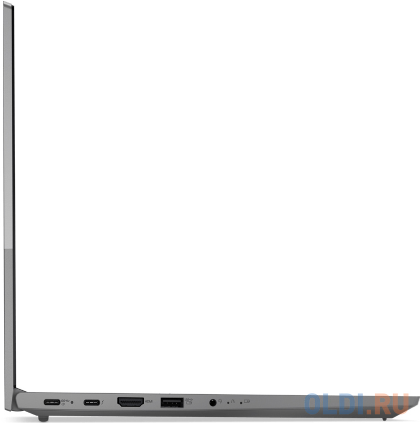 Ноутбук 15.6" FHD LENOVO ThinkBook 15 G2 ITL gray (Core i3 1115G4/4Gb+4GB/256Gb SSD/VGA int/FP/noOS) ((20VE007SAK-8G)) - фото 5