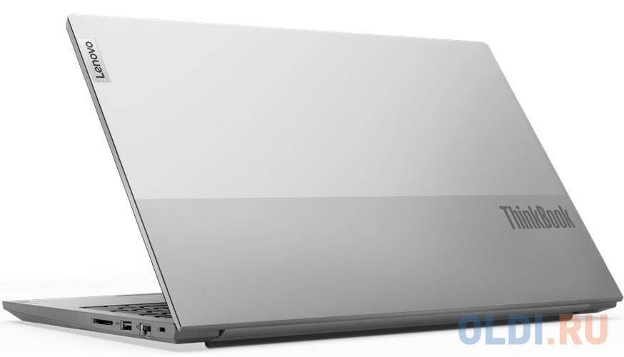 Ноутбук 15.6" FHD LENOVO ThinkBook 15 G2 ITL gray (Core i3 1115G4/4Gb+4GB/256Gb SSD/VGA int/FP/noOS) ((20VE007SAK-8G)) - фото 8