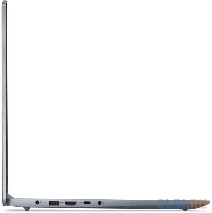 Ноутбук 16" IPS WUXGA LENOVO IdeaPad slim 3 grey (Core i5 1335U/16Gb/512Gb SSD/VGA int/noOS) (82X8003RRK) - фото 5