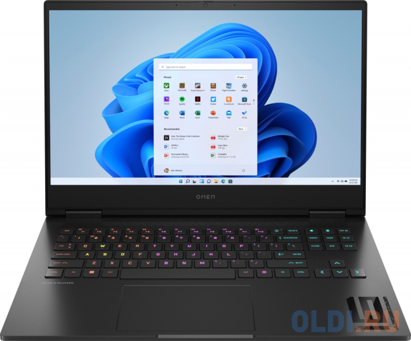 

Ноутбук HP Omen 16-wd0013dx 7H1Z1UA 16.1", Черный