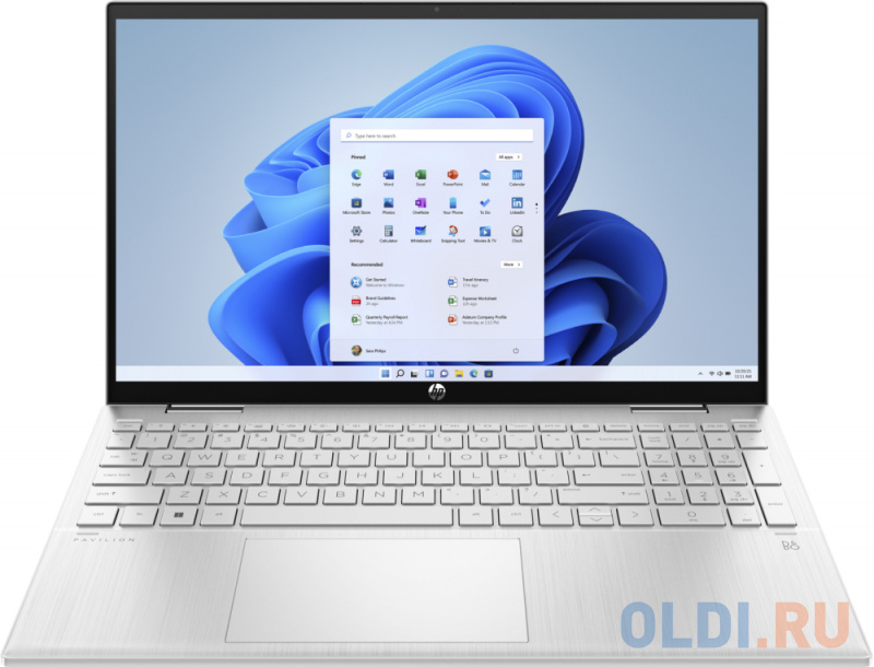 

Ноутбук HP Pavilion x360 15-er1014ci Core i5 1235U 16Gb SSD512Gb Intel Iris Xe graphics 15.6" IPS Touch FHD (1920x1080) Windows 11 Home silver Wi