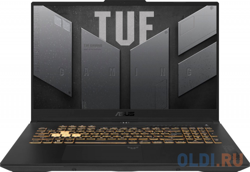 

Ноутбук Asus TUF Gaming F17 FX707VV-HX150 Core i7 13700H 16Gb SSD1Tb NVIDIA GeForce RTX4060 8Gb 17.3" IPS FHD (1920x1080) noOS grey WiFi BT Cam (