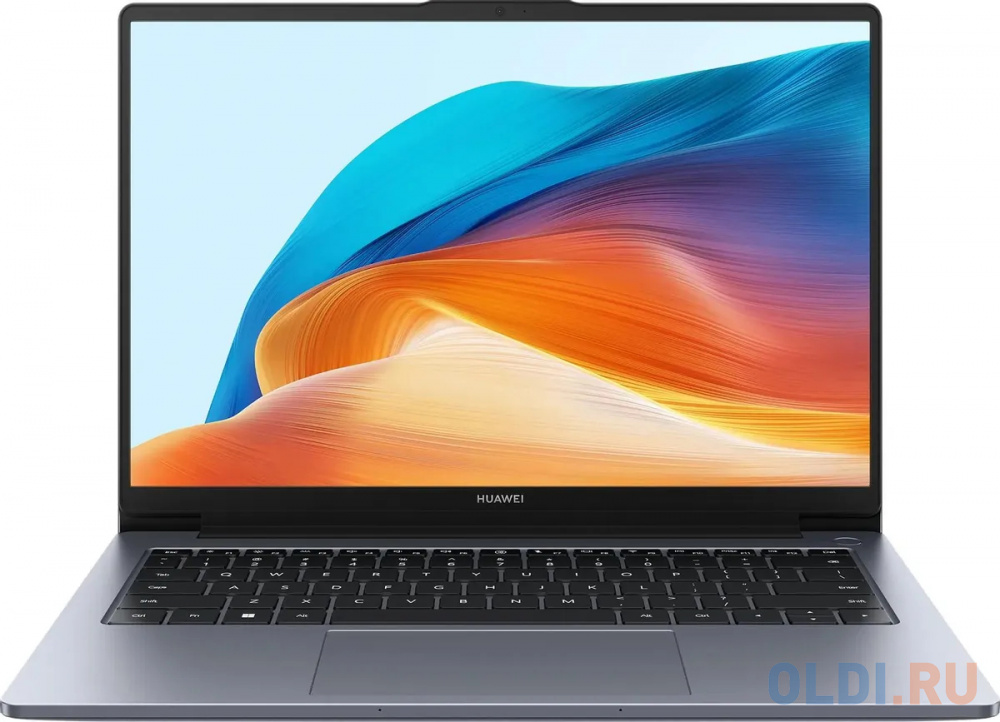 Ноутбук Huawei MateBook D 14 MDF-X 53013XFP 14", размер 322 x 16 x 215 мм, цвет серый