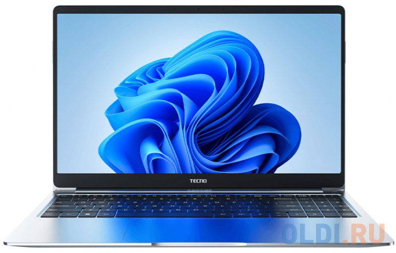 

Ноутбук Tecno MegaBook T1 T1 R5 16+1TB Silver DOS 15.6", Серебристый