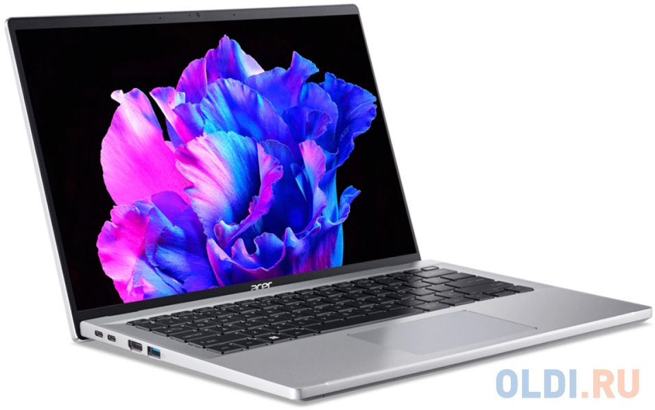 Ноутбук Acer Swift Go 14SFG14-71 Core i5-13420H/16GB/SSD1TB/14&quot;/OLED/2.8K/NoOS/Silver (NX.KLQCD.005) - фото 2