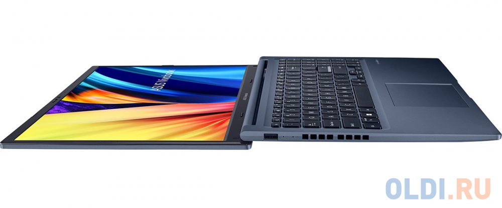 Ноутбук Asus Vivobook 15 M1502QA-BQ164 Ryzen 5 5600H 8Gb SSD512Gb AMD Radeon 15.6" IPS FHD (1920x1080) noOS blue WiFi BT Cam (90NB1261-M00700) - фото 6