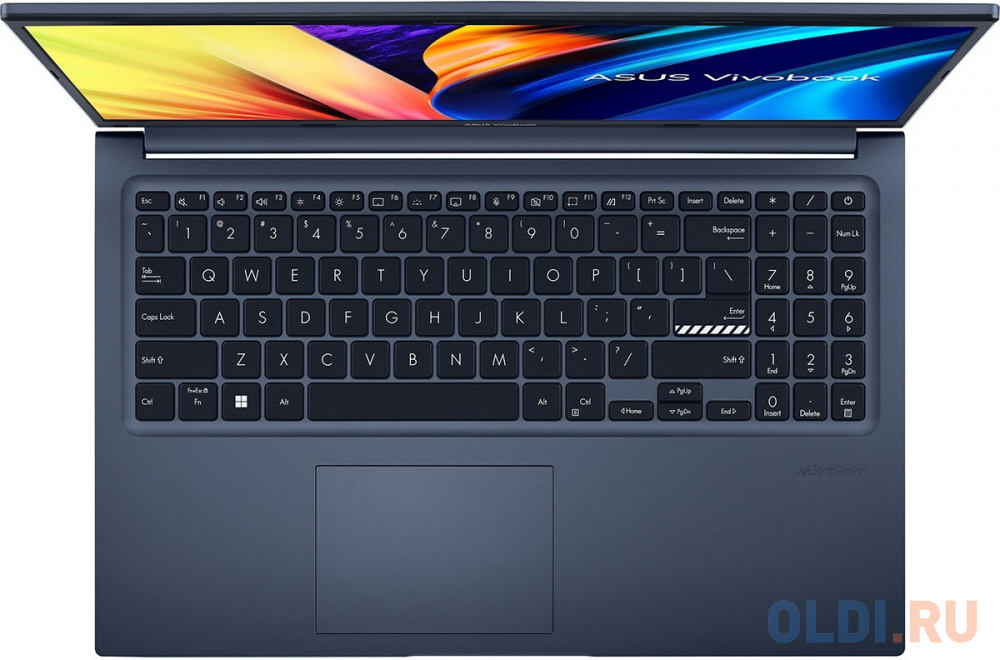 Ноутбук Asus Vivobook 15 M1502QA-BQ164 Ryzen 5 5600H 8Gb SSD512Gb AMD Radeon 15.6" IPS FHD (1920x1080) noOS blue WiFi BT Cam (90NB1261-M00700) - фото 7