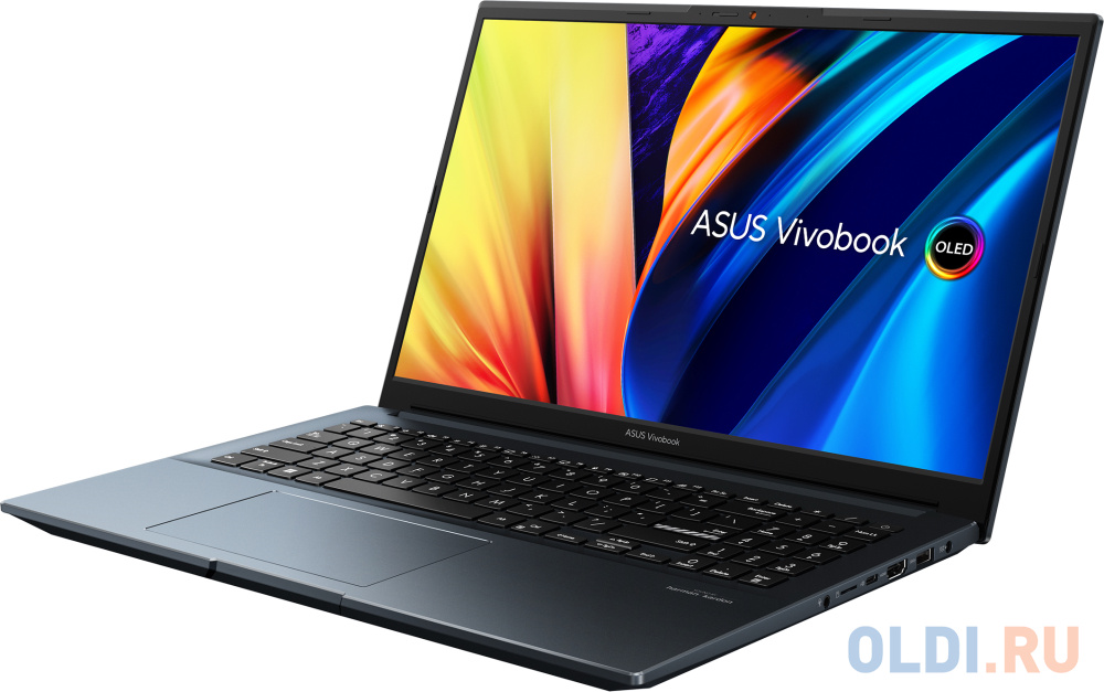 Ноутбук Asus Vivobook Pro 15 OLED M6500XV-MA084 Ryzen 9 7940HS 16Gb SSD1Tb NVIDIA GeForce RTX4060 8Gb 15.6" OLED 2.8K (2880x1620) noOS blue WiFi 90NB1211-M003J0 - фото 3