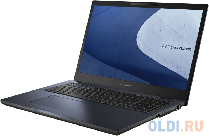 Ноутбук ASUS ExpertBook L2502CYA-BQ0192 AMD R5-5625U/8Gb/512Gb SSD/15.6" FHD WV 250NITS/Kbd ENG-RUS Chiclet/FP/RJ45/No OS/star black 90NX0501-M008D0 - фото 2