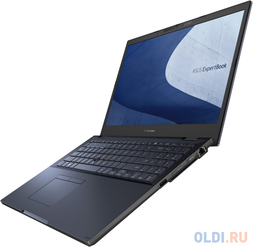 Ноутбук ASUS ExpertBook L2502CYA-BQ0192 AMD R5-5625U/8Gb/512Gb SSD/15.6" FHD WV 250NITS/Kbd ENG-RUS Chiclet/FP/RJ45/No OS/star black 90NX0501-M008D0 - фото 3