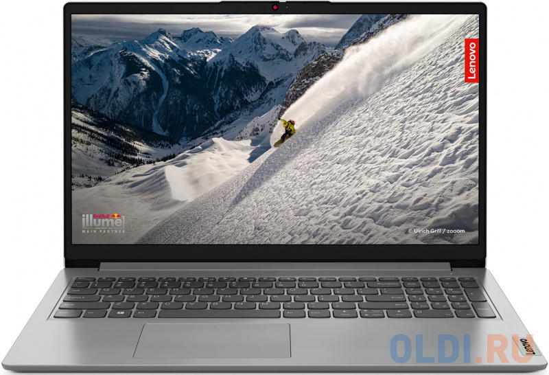 

Ноутбук LENOVO IdeaPad 1 AMD Ryzen 5 7520U/8Gb/256Gb SSD/15.6" FHD/VGA int/noOS/grey
