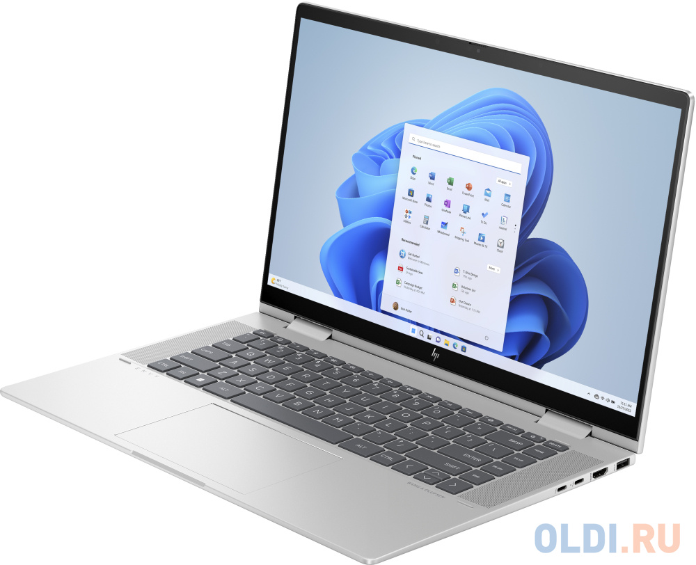 Ноутбук HP Envy x360 15-fe0009ci 8F7J4EA 15.6", размер 358 x 19 x 229 мм, цвет серебристый 1355U - фото 3
