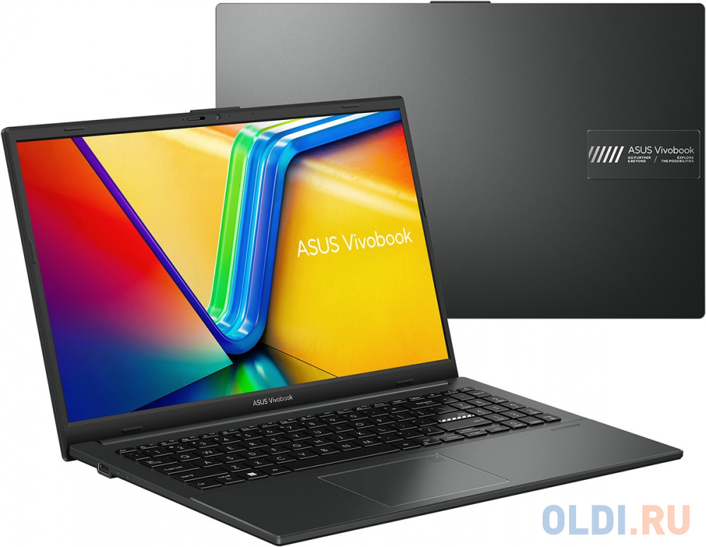Ноутбук ASUS Vivobook Go 15 OLED E1504FA-L1448 AMD Ryzen 3 7320U/8GB/SSD256Gb/15.6&quot;/FHD/OLED/600nits/noOS/Mixed Black (90NB0ZR2-M00N40) - фото 10