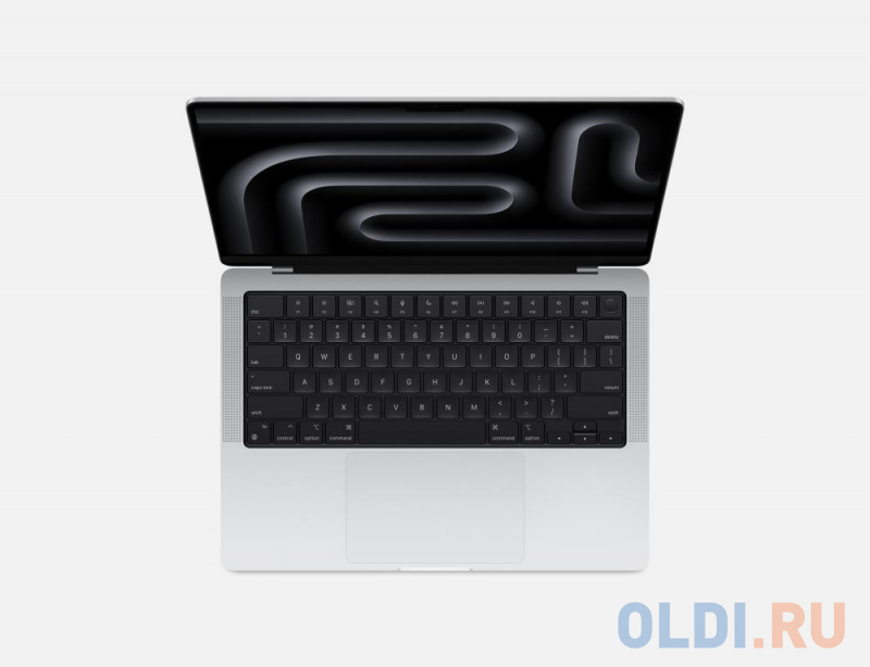 Ноутбук Apple MacBook Pro 14 MR7K3LL/A 14.2" Английская клавиатура, размер 313 x 16 x 221 мм, цвет серебристый M3 - фото 6