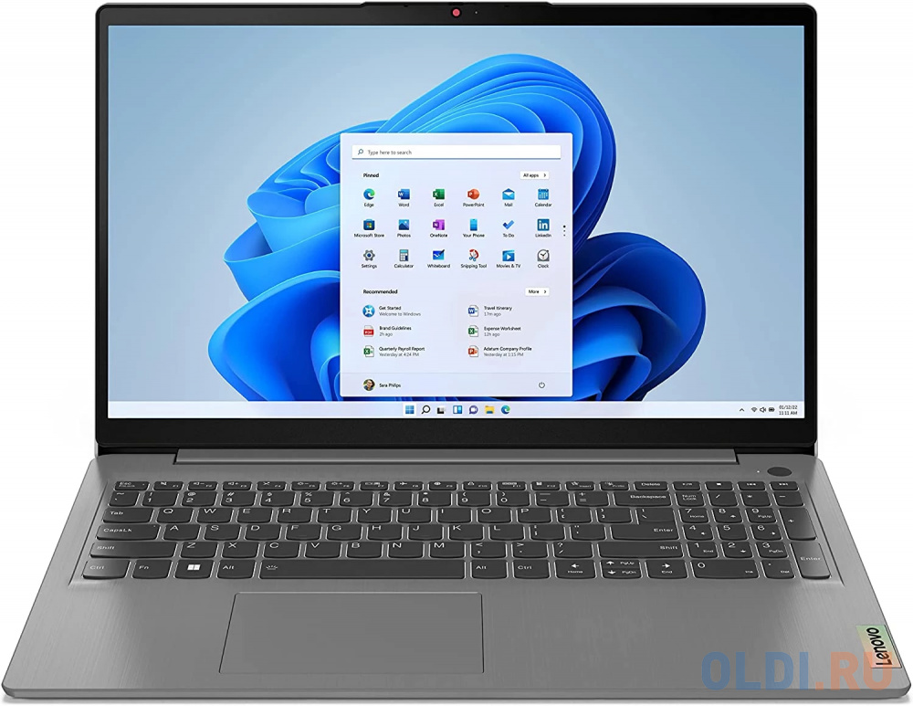 Ноутбук Lenovo IdeaPad S3 15IAU7 82RK00VARK 15.6", цвет серый