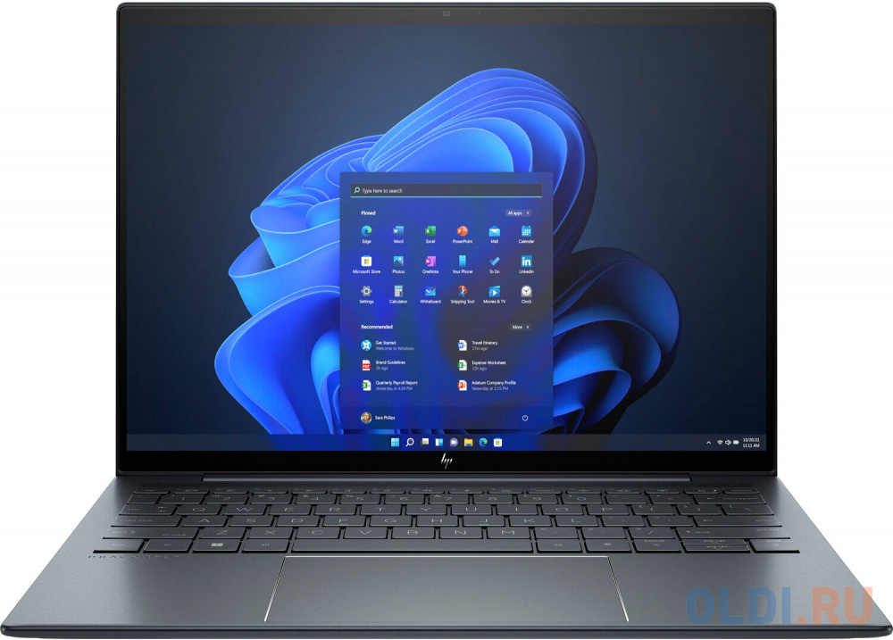 Ноутбук HP Elite Dragonfly G3 5Z6A5EA 13.5", размер 407х21х258 мм, цвет синий