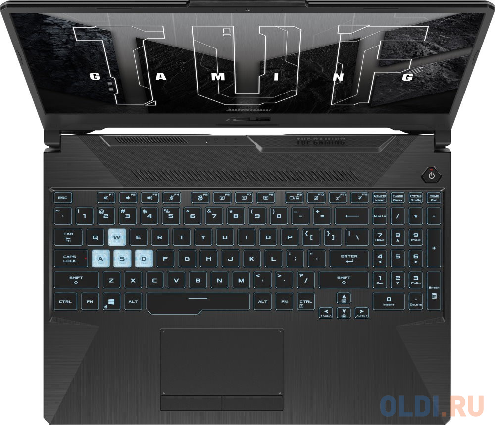 Ноутбук ASUS TUF Gaming A15 FA506NC-HN063 90NR0JF7-M005D0 15.6", размер 35.9 x 25.6 x 2.5 см, цвет черный 7535HS - фото 11