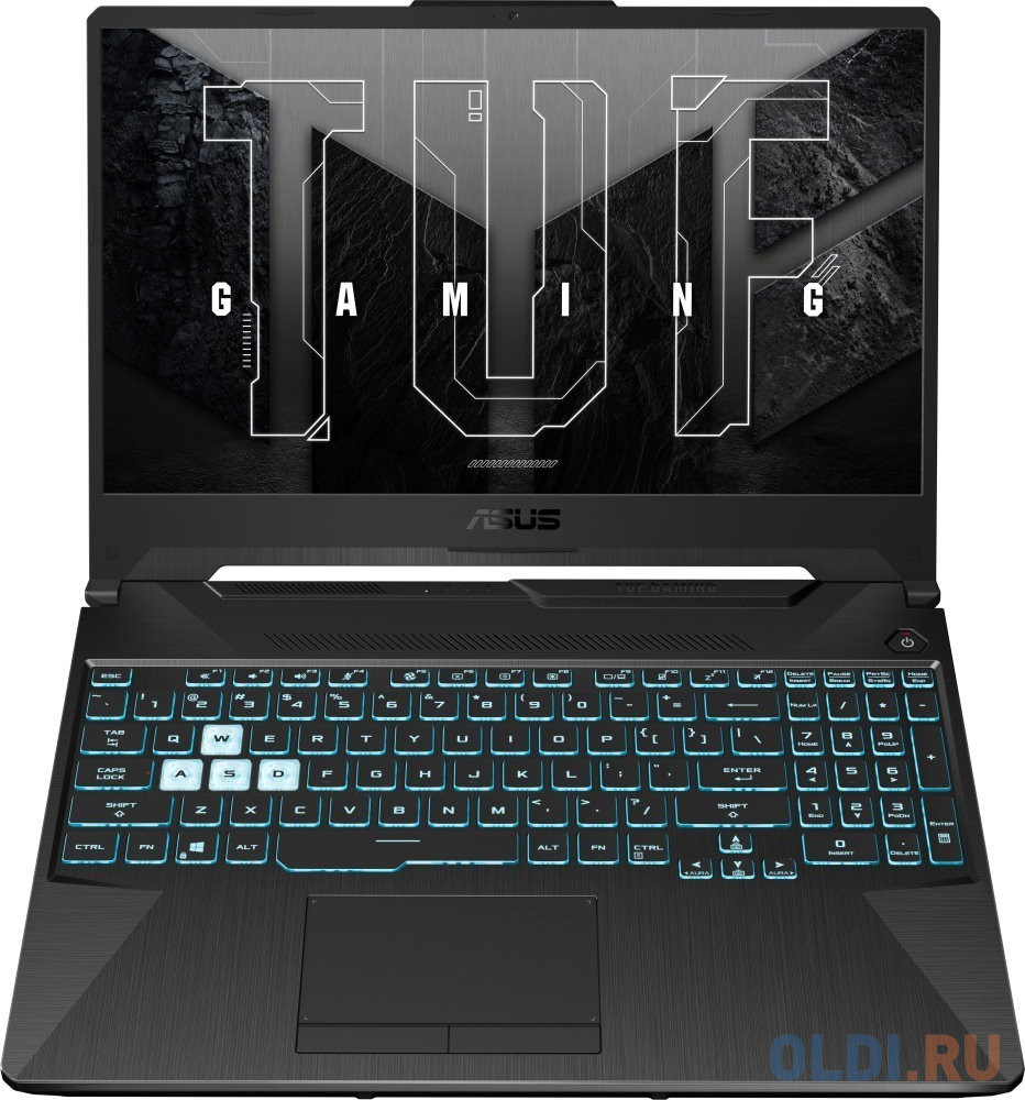 Ноутбук ASUS TUF Gaming A15 FA506NC-HN063 90NR0JF7-M005D0 15.6", размер 35.9 x 25.6 x 2.5 см, цвет черный 7535HS - фото 6