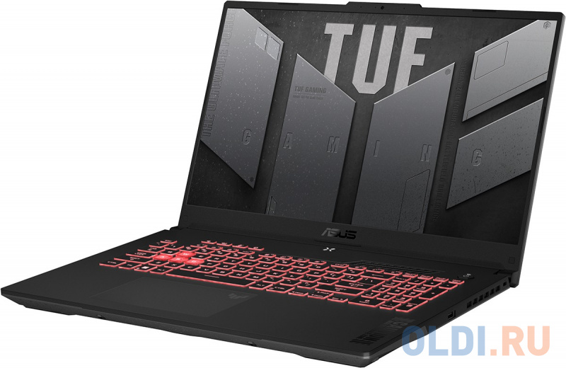 Ноутбук ASUS TUF Gaming A17 FA707NV-HX064 90NR0E35-M003R0 17.3", размер 39,5 x 26,4 x 2,54 см, цвет серый 7535HS - фото 4