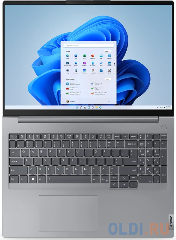 Ноутбук Lenovo ThinkBook 16 G6 21KH001ERU 16", размер 356 x 18 x 254 мм, цвет серый 1335U - фото 5