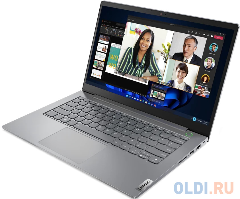 Ноутбук Lenovo ThinkBook 14 Gen 4 21DH00GNRU 14", размер 323 x 18 x 218 мм, цвет серый 1215U - фото 2
