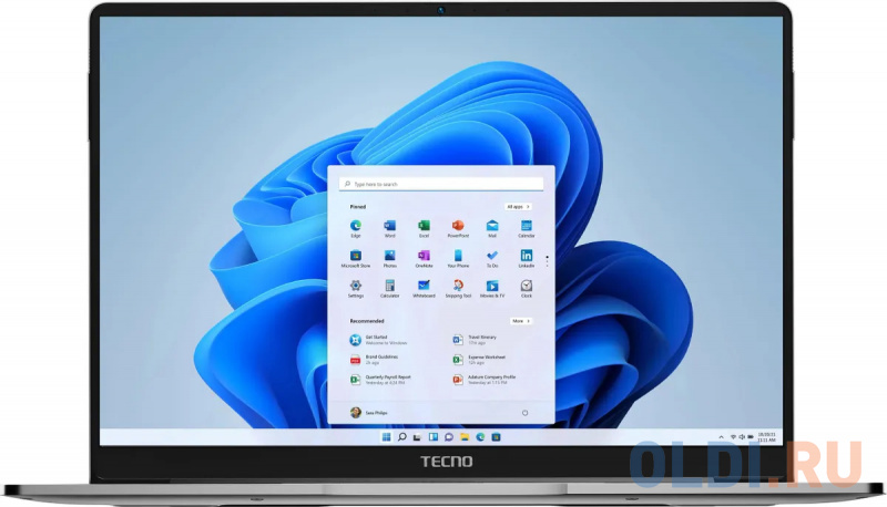 

TECNO MegaBook T1 Core i5 12450H/16Gb/512Gb SSD/14.1" FullHD/Win11 Grey