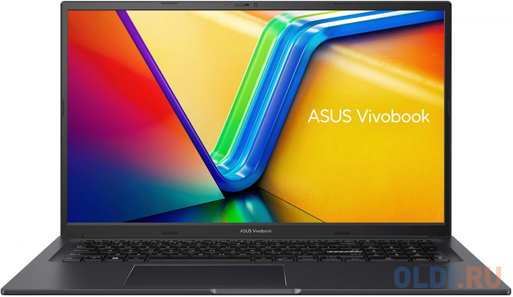Ноутбук ASUS Vivobook 17X M3704YA-AU088 AMD Ryzen 7 7730U/16Gb/SSD1Tb/17.3&quot;/FHD/IPS/noOS/Indie Black (90NB1192-M003S0) - фото 1