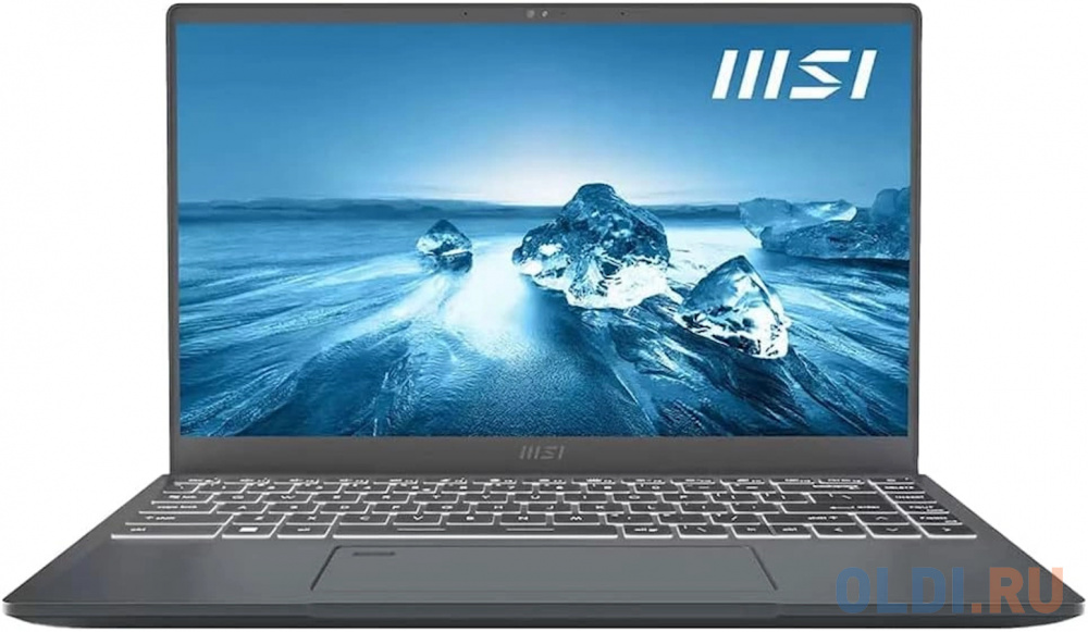 Ноутбук MSI Prestige 14 Evo A12M-054 9S7-14C612-054 14", размер 319 x 16 x 219 мм, цвет серый