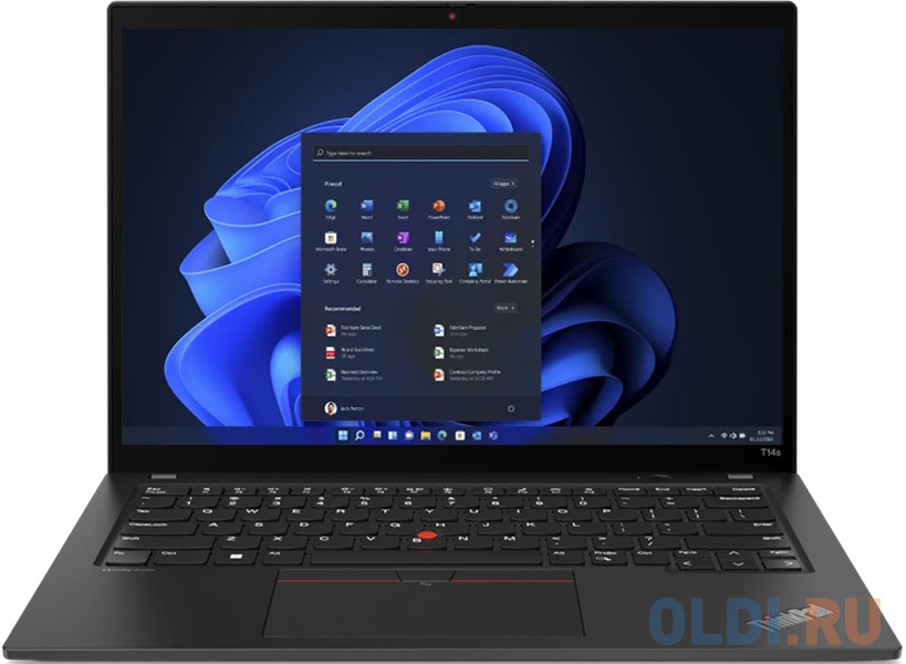 Ноутбук Lenovo ThinkPad T14s Gen 4 21F6A004CD 14", размер 16.9 x 317.5 x 226.9 мм, цвет черный