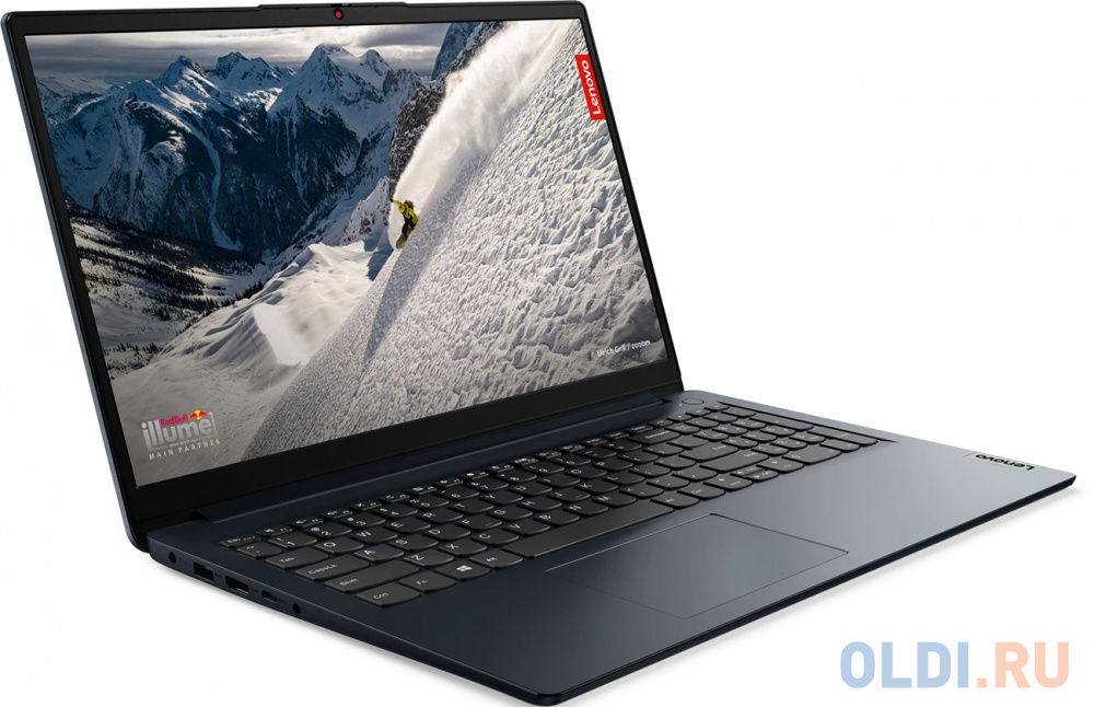 Ноутбук Lenovo IdeaPad 1 Gen 7 82R400BARM 15.6", размер 360.2 x 236 x 17.9 мм, цвет синий 5500U - фото 2