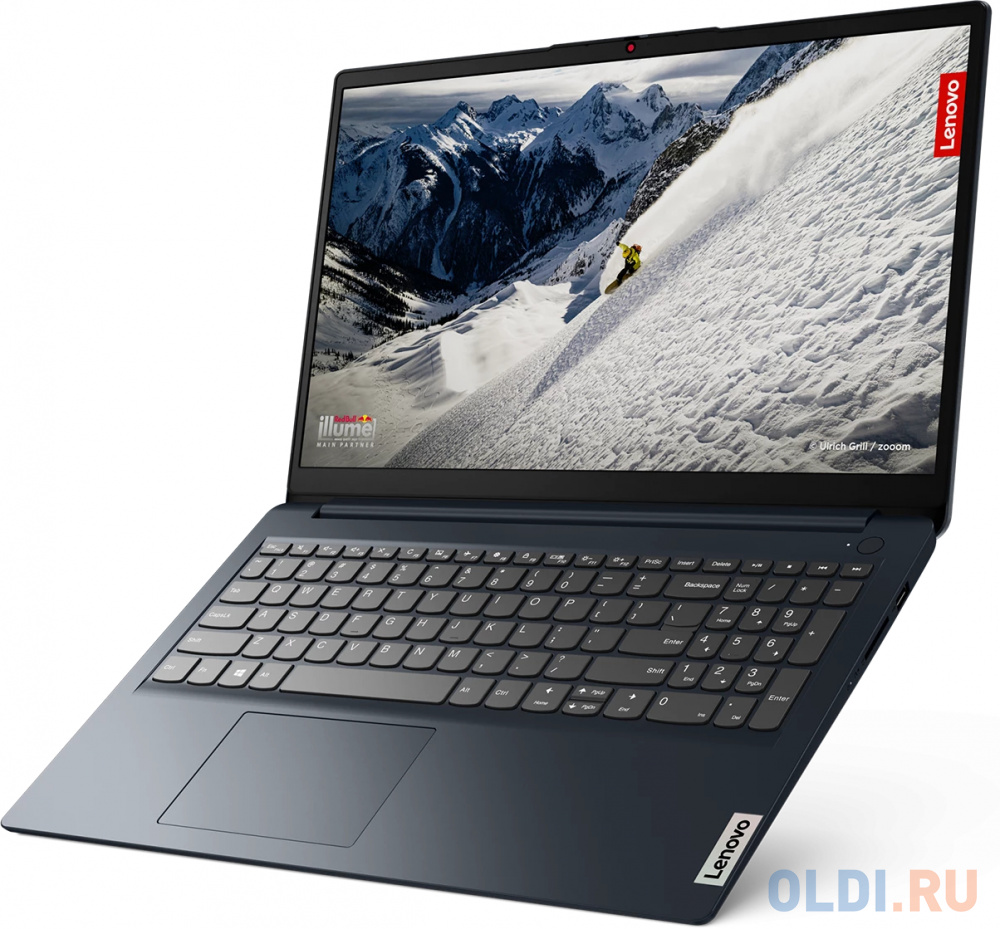 Ноутбук Lenovo IdeaPad 1 Gen 7 82R400BARM 15.6", размер 360.2 x 236 x 17.9 мм, цвет синий 5500U - фото 3