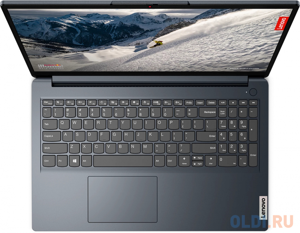 Ноутбук Lenovo IdeaPad 1 Gen 7 82R400BARM 15.6", размер 360.2 x 236 x 17.9 мм, цвет синий 5500U - фото 5