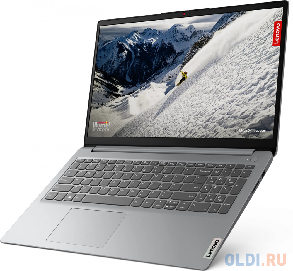 Ноутбук Lenovo IP1 15IAU7 (QWERTY/RUS) 15.6" FHD, Intel Core i3-1215U, 8Gb, 256Gb SSD, Win11 Home, серый (82QD00ELUE)* - фото 3