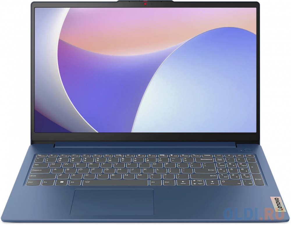 Ноутбук Lenovo IP3 Slim 15IAH8 (QWERTY/RUS) 15.6" FHD, Intel Core i5-12450H, 8Gb, 512Gb SSD, no OS, синий (83ER0033RM)*
